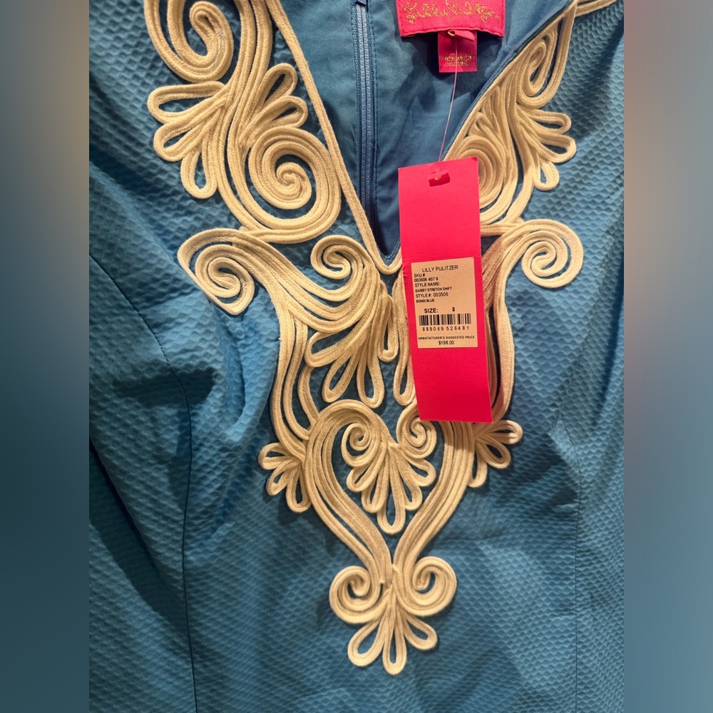 Aqua Lilly Pulitzer Gabby Shift Dress New with tags!